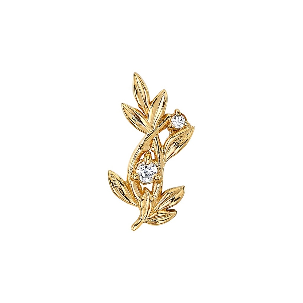 BVLA Jessamine Yellow Gold with Diamonds Threaded End